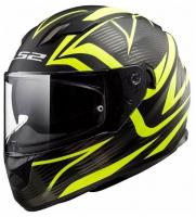 Шлем интеграл LS2 FF320 STREAM EVO JINK черно-жёлтый матовый